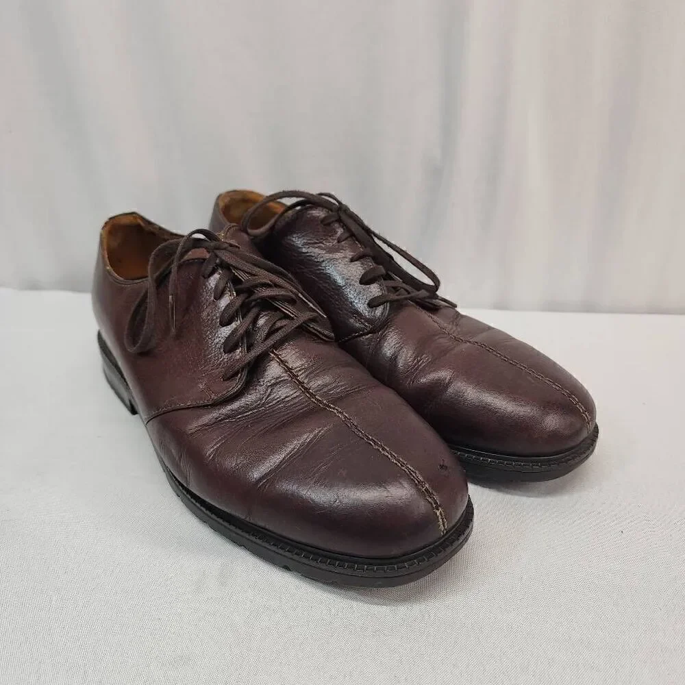 Nike Air Tiger Woods Size 9.5 Men's Brown Leather Lace Up Comfort Shoes FF
